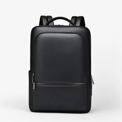 Mochila de Cuero con Puerto USB - Elegante y Funcional