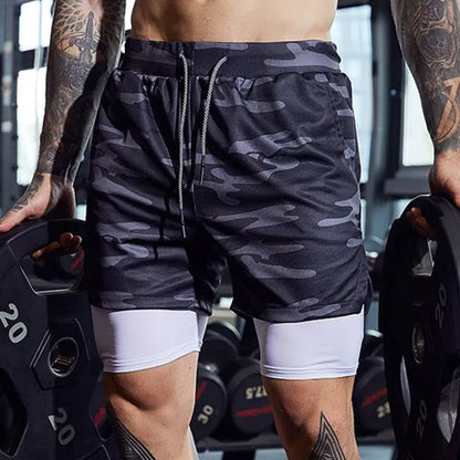 Pantalones Cortos de Gimnasio - Bolsillo para Teléfono - Forro Cómodo