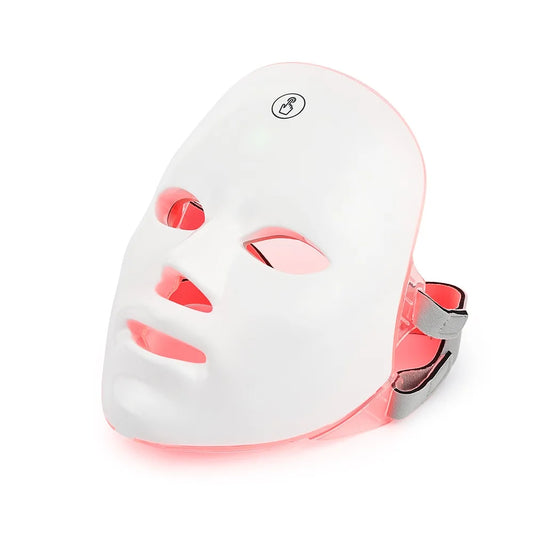 AgeGlow - Máscara de Terapia LED de 7 Colores para Lifting Facial y Blanqueamiento