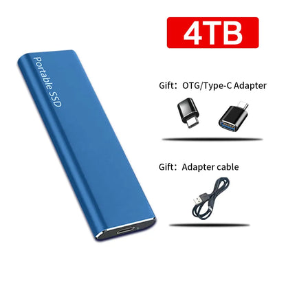 SecureSpace - 4TB USB-C Ekstern Harddisk - Hurtig & Sikker