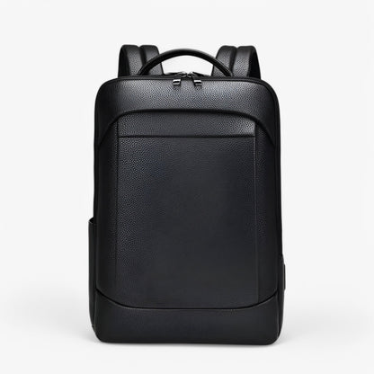 Mochila de Cuero con Puerto USB - Elegante y Funcional