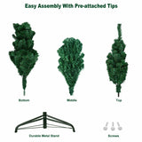 Sztuczna zielona choinka od 90 do 240 cm | Dekoracja świąteczna do wnętrz i na zewnątrz