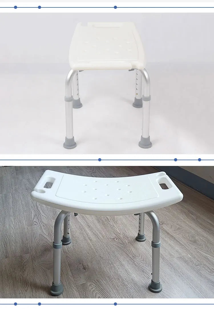 Silla de Baño Plegable Antideslizante Ajustable