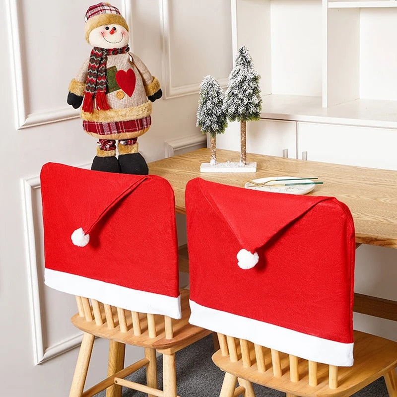 Fundas de Silla Navideñas FestiveSeats – Elásticas y Decorativas