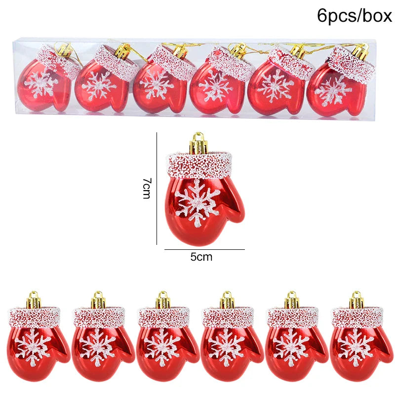 Set 6 Adornos Lollipop Navideños – Diseño Caramelo para Árbol y Regalo