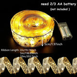 Cinta de Navidad LED 2/5/10M – Iluminación Decorativa Multicolor para Interior y Exterior