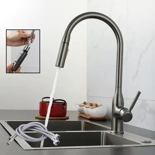 PureFlow - Grifo de Cocina con Ducha de Mano Retráctil