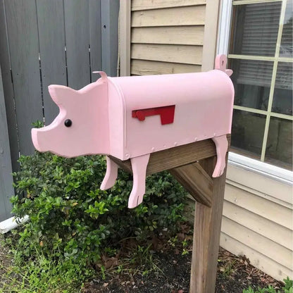 Buzón de Escultura de Animales Hecho a Mano – Buzón de Metal Resistente a la Corrosión para Decoración de Jardín y Entrada