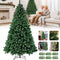 Árbol de Navidad Verde Artificial de - 90 a 240 cm | Decoración Navideña Interior y Exterior