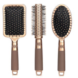 AirFlex Pro Cepillo Paddle Antiestático para Cabello Rizado