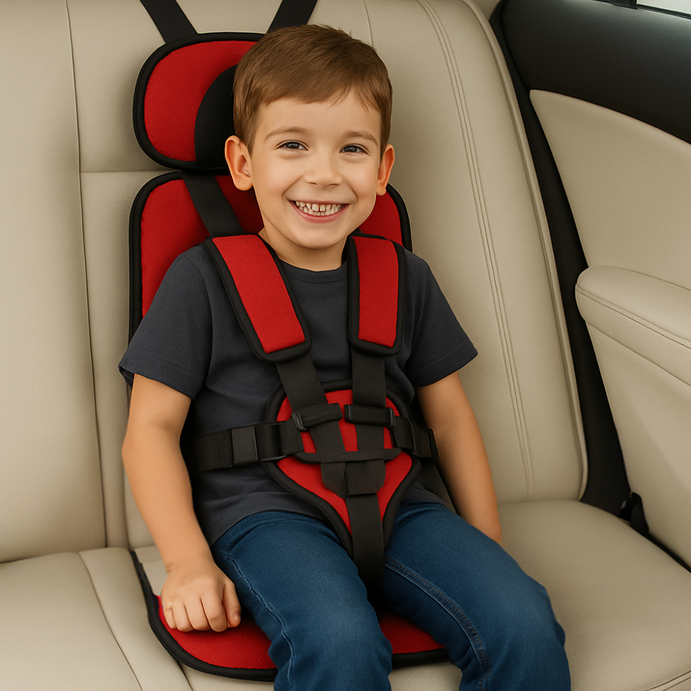Asiento Elevador de Seguridad para Niños en el Coche Cómodo