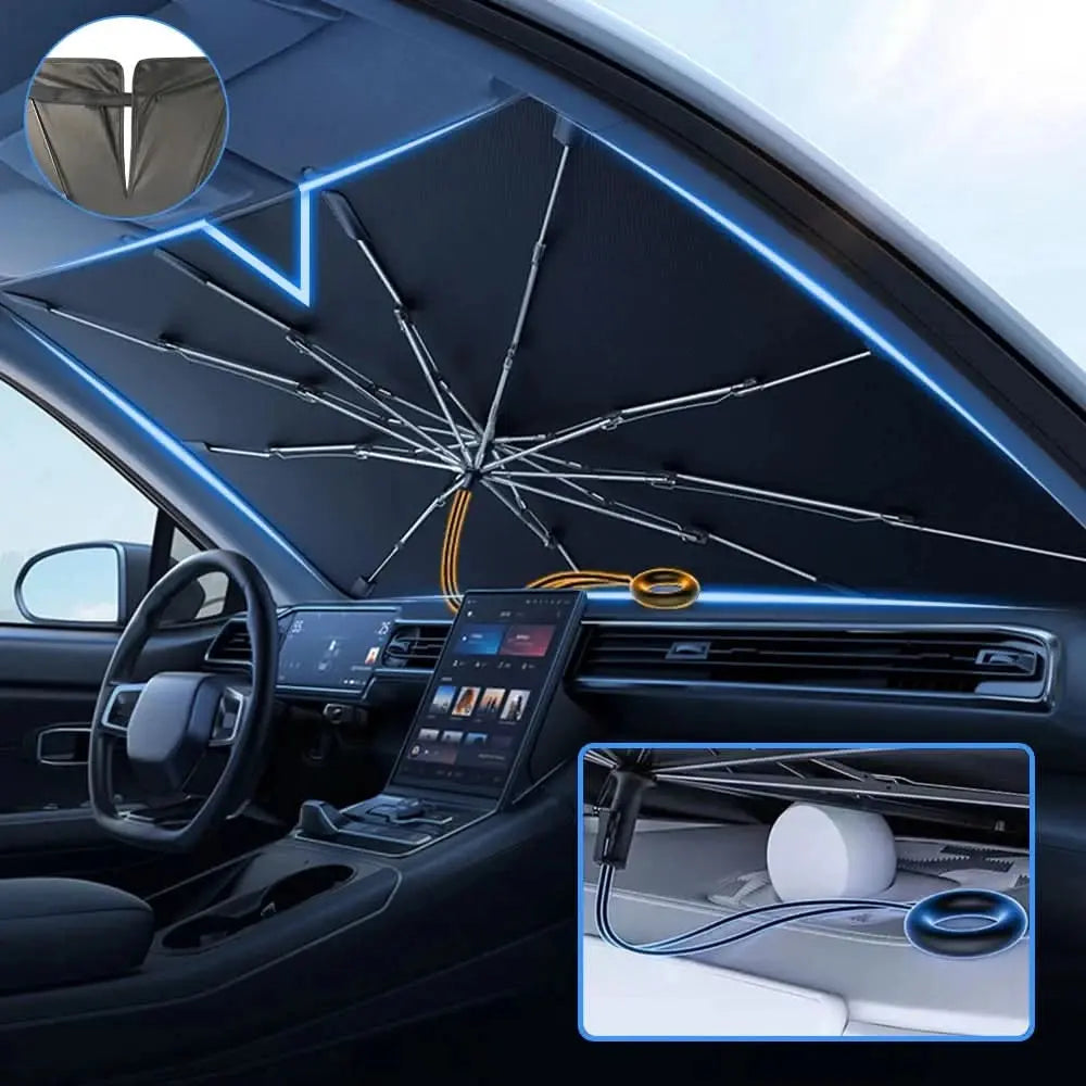 Protector solar del coche | Pantalla plegable-VyFlair