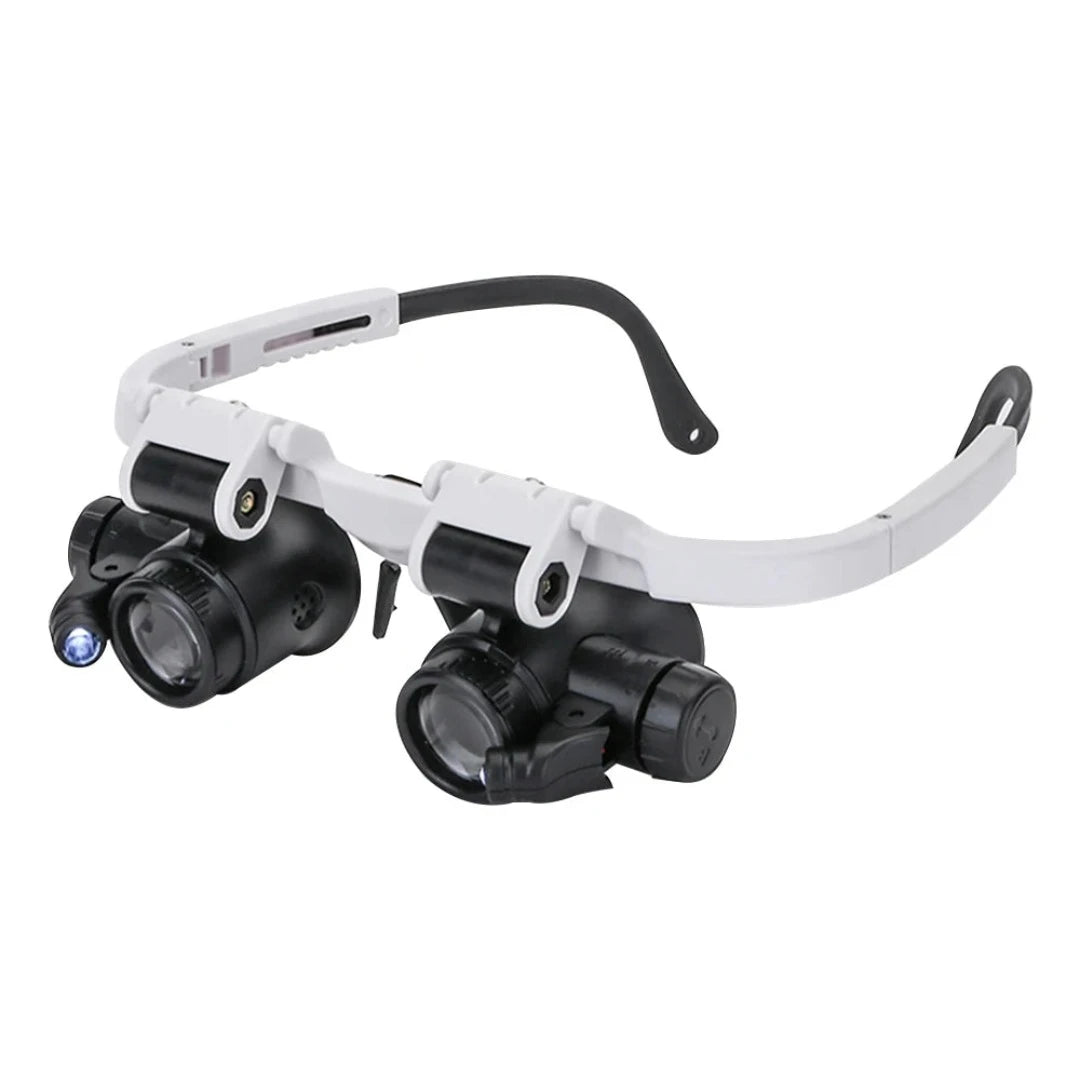 LED Glasses Magnifying Glass