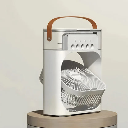 Ventilador Enfriador de Aire Portátil con Luz LED