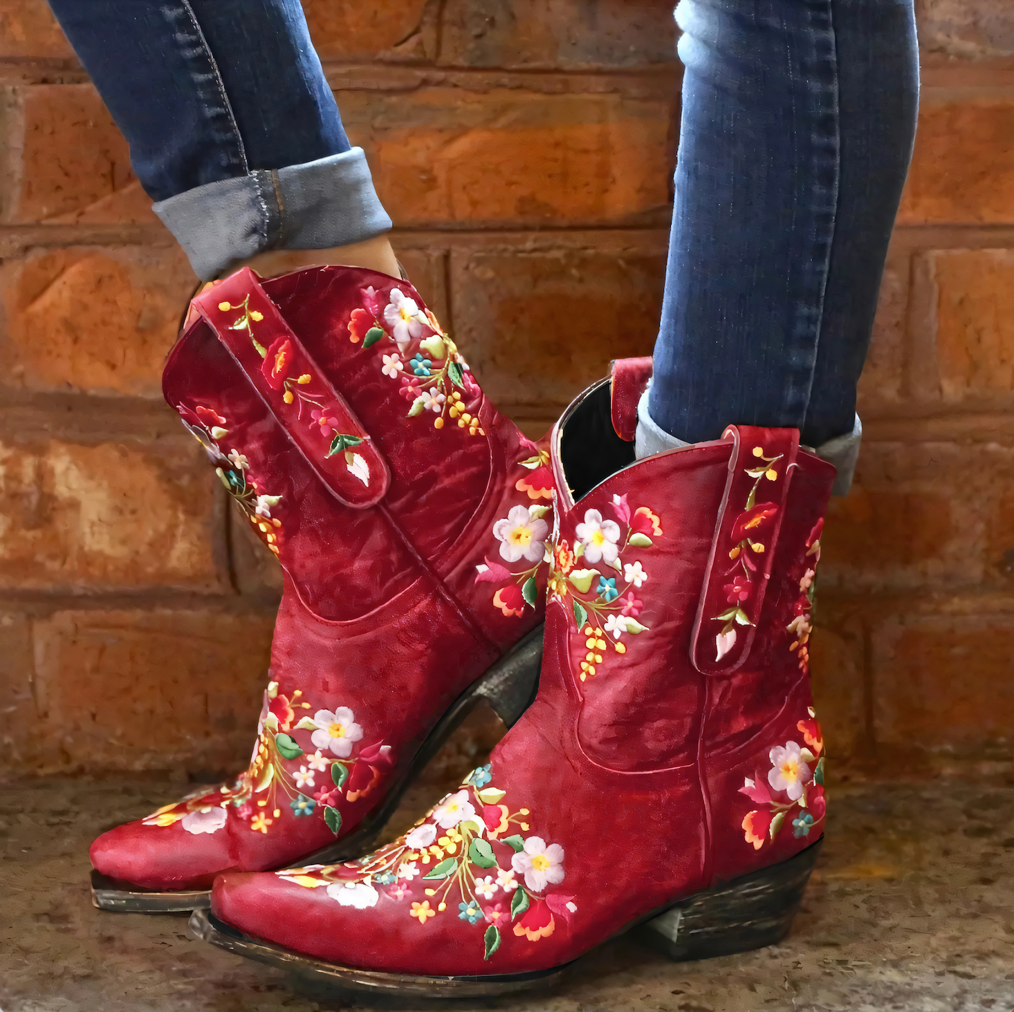 Marly - Botas de Vaquera Vintage Resistentes al Agua - Estilo - Comodidad - Durabilidad-Zapatos - Mujer-VyFlair