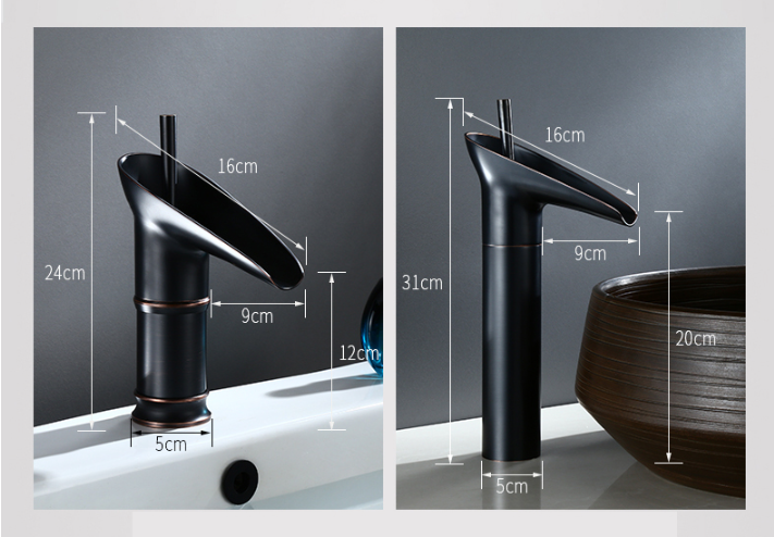 AquaScape - Grifo de Baño Retro Cascada