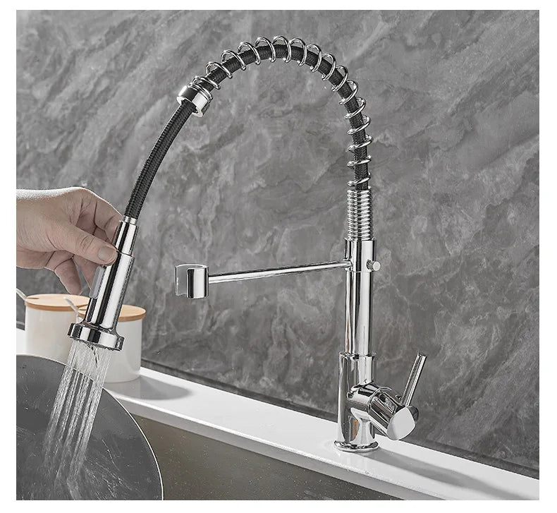 FlowTwin - Elegante Grifo Doble de Salida