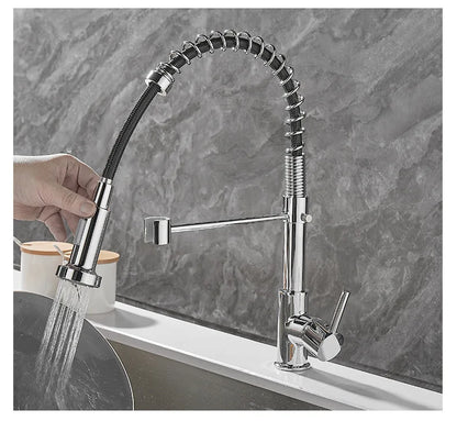 FlowTwin - Elegante Grifo Doble de Salida
