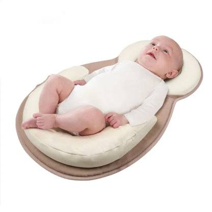 Almohada Ergonómica Bebés – Sueño Seguro y Prevención Cabeza Plana