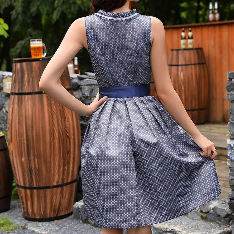 Vestido Mini Dirndl para Damas - Alta Calidad - Ligero y Cómodo - Atuendo Tradicional de Oktoberfest