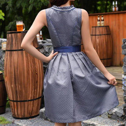 Vestido Mini Dirndl para Damas - Alta Calidad - Ligero y Cómodo - Atuendo Tradicional de Oktoberfest