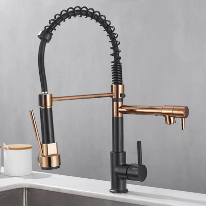 FlowTwin - Elegante Grifo Doble de Salida