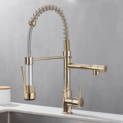 FlowTwin - Elegante Grifo Doble de Salida