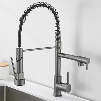FlowTwin - Elegante Grifo Doble de Salida
