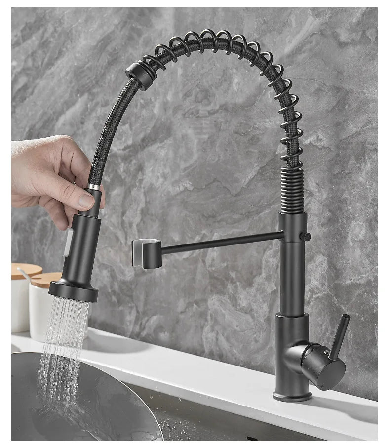 FlowTwin - Elegante Grifo Doble de Salida