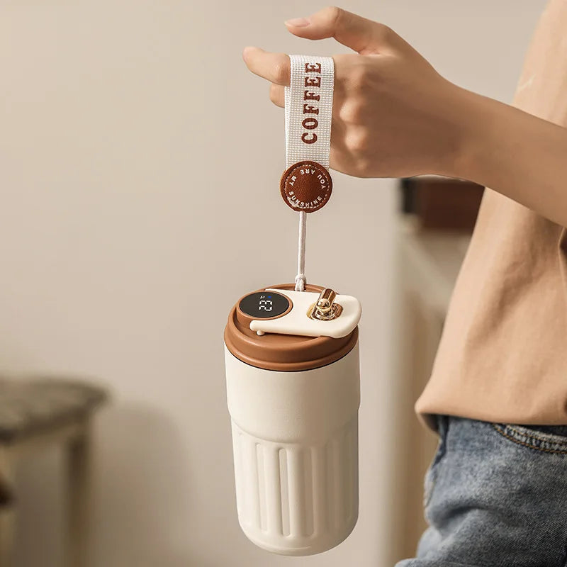 SmartSip Botella Térmica LED Acero Inoxidable