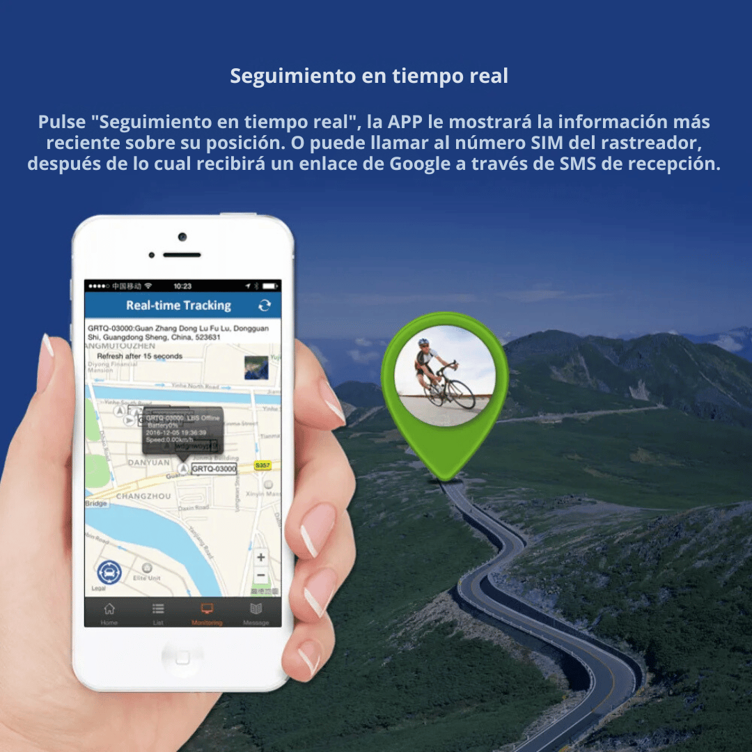 Rastreador GPS para Bicicleta - Impermeable + Alarma SOS-Rastreadores-VyFlair