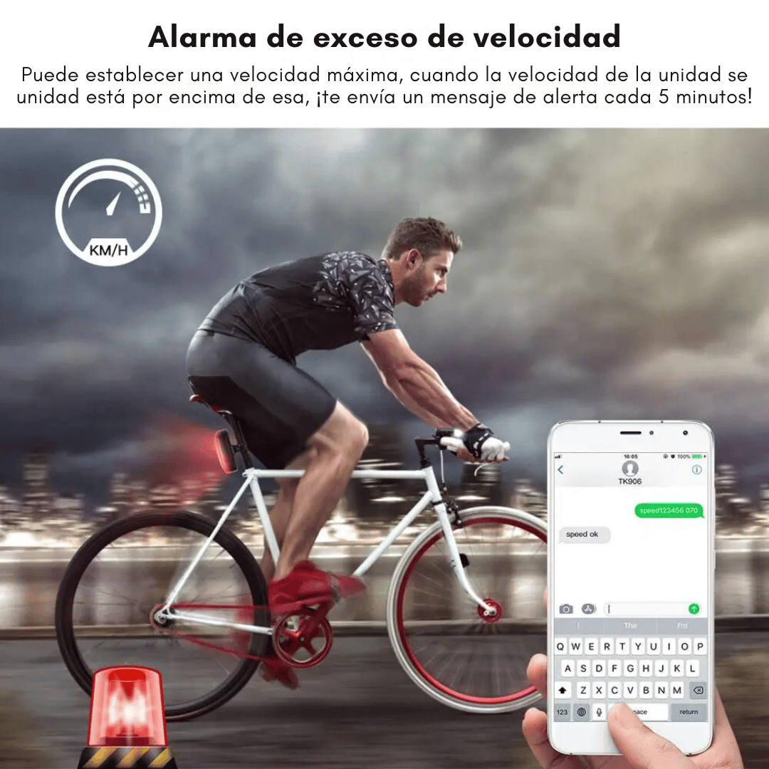 Rastreador GPS para Bicicleta - Impermeable + Alarma SOS-Rastreadores-VyFlair