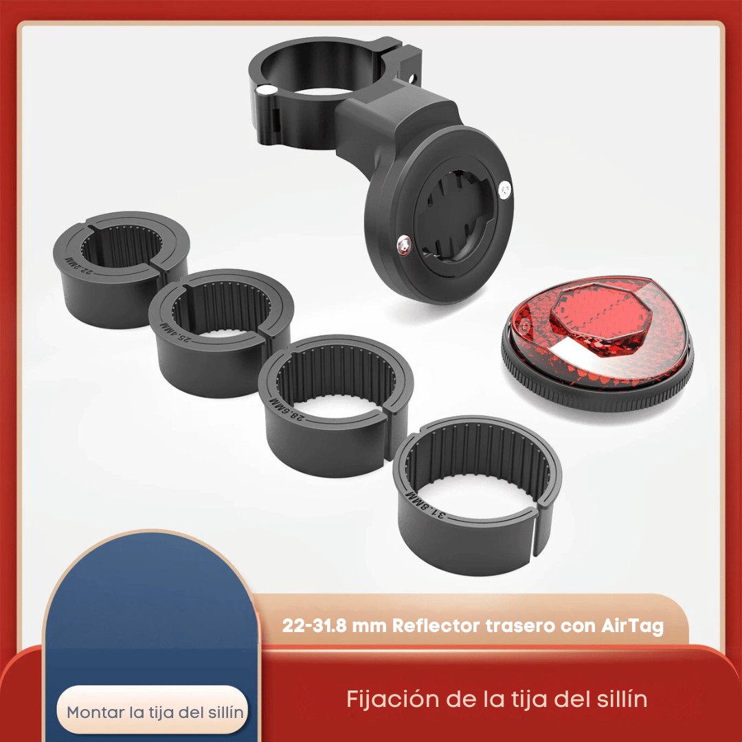 Soporte GPS Oculto para Bicicleta - Apple AirTag y Garmin-Rastreadores-VyFlair