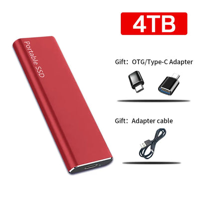 SecureSpace - 4TB USB-C Ekstern Harddisk - Hurtig & Sikker