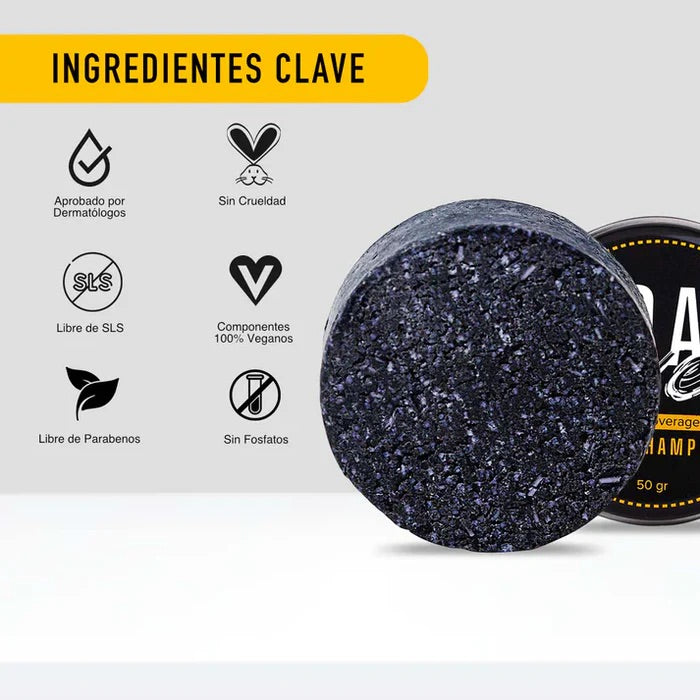Jabón Anticanas Natural para Cabello y Barba | Vyflair
