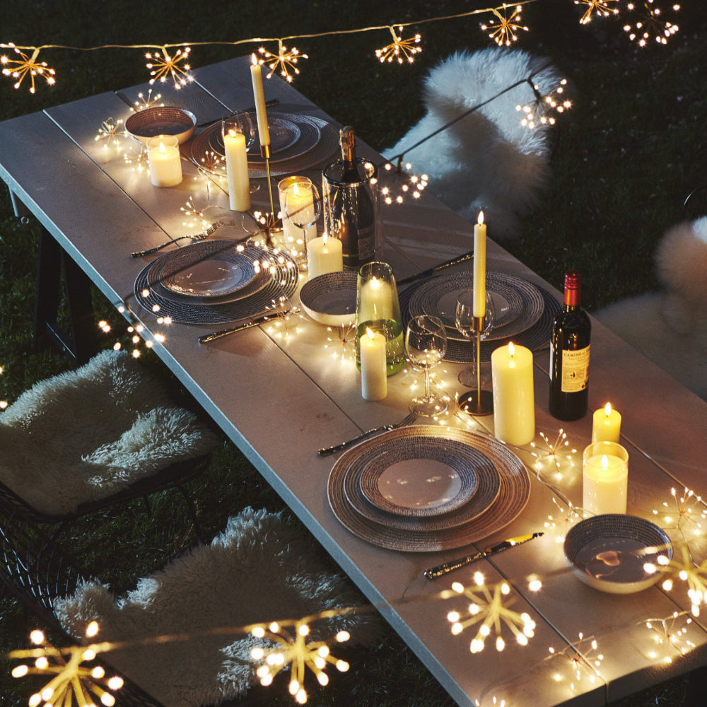 Starburra - Cadena de luces estrella cobre - Decoración LED