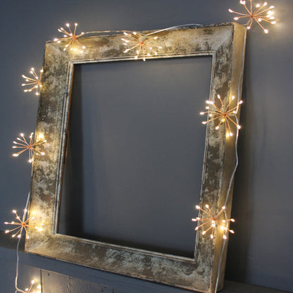 Starburra - Cadena de luces estrella cobre - Decoración LED