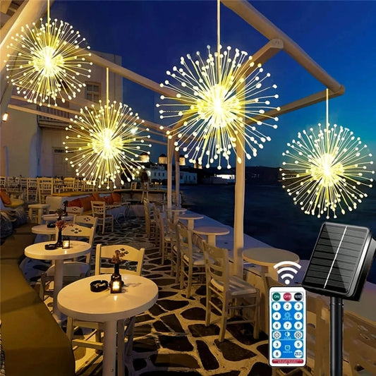 SolarSpark - Hanging Solar Fireworks Lighting