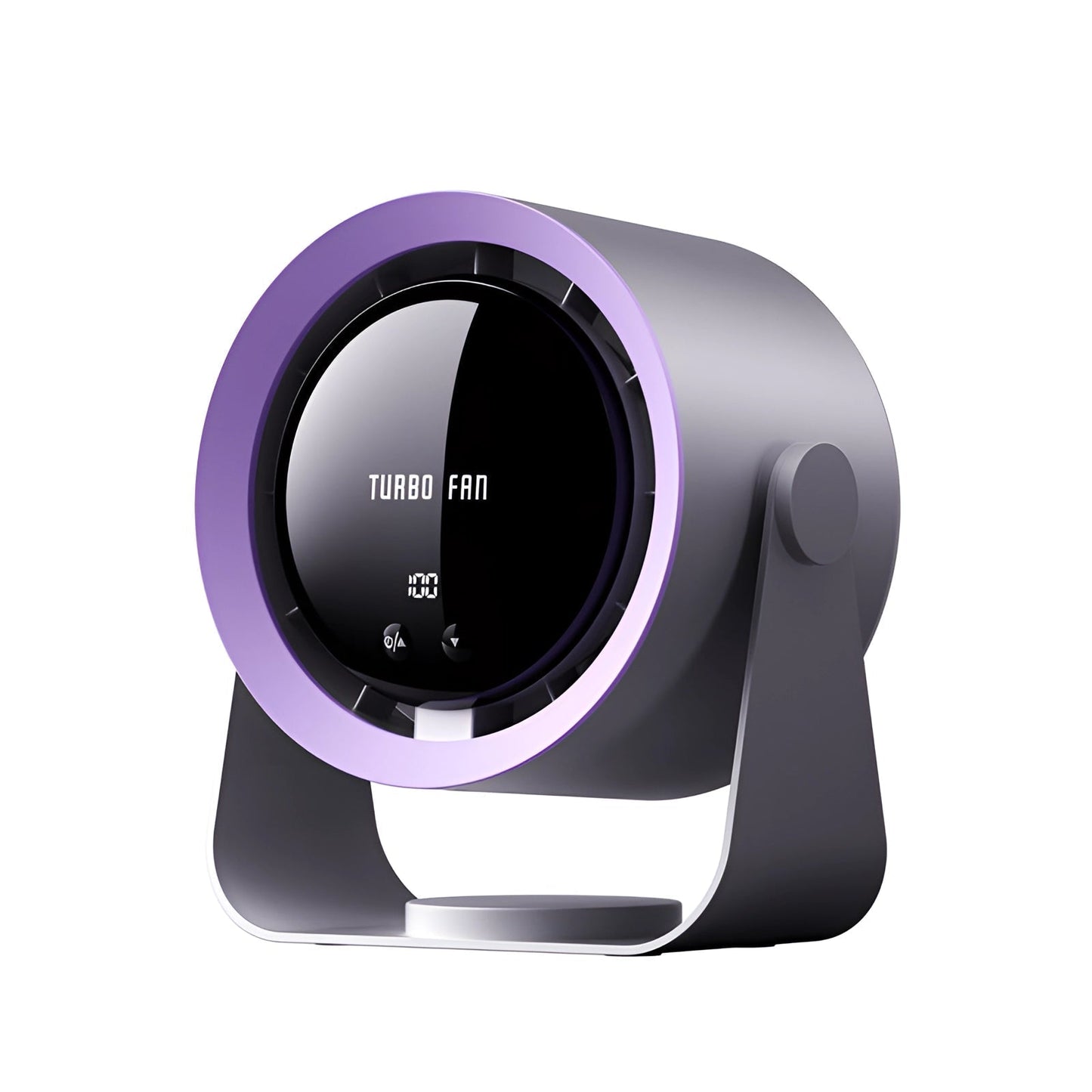 Ventilador Turbo Sin Aspas – Compacto, Silencioso con Pantalla LED