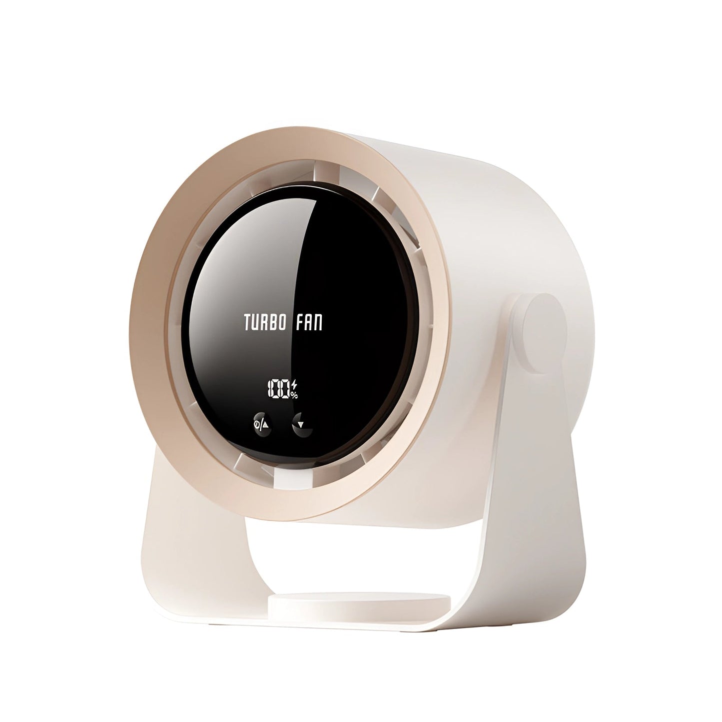 Ventilador Turbo Sin Aspas – Compacto, Silencioso con Pantalla LED