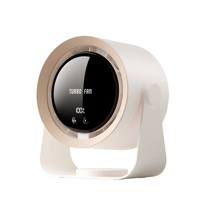 Ventilador Turbo Sin Aspas – Compacto, Silencioso con Pantalla LED