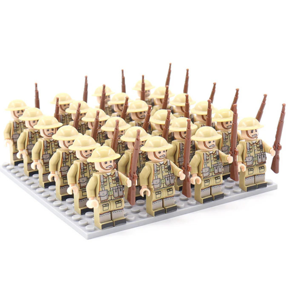Juego de Bloques de Construcción de Soldados Militares