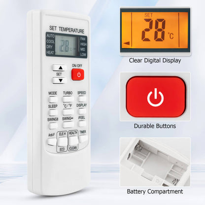 Control Remoto Aire Acondicionado Multi-Marca – Universal Fácil Programación