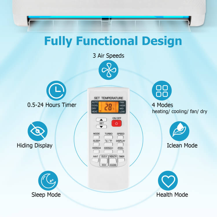 Control Remoto Aire Acondicionado Multi-Marca – Universal Fácil Programación