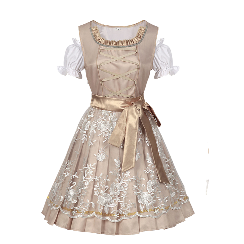 Vestido Dirndl para Damas - Material de Alta Calidad - Atuendo Tradicional para Oktoberfest