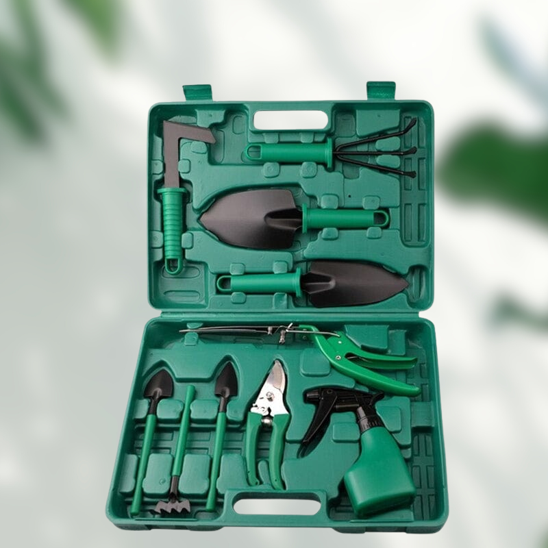 Kit Jardinería GardenPro 10 Piezas con Estuche