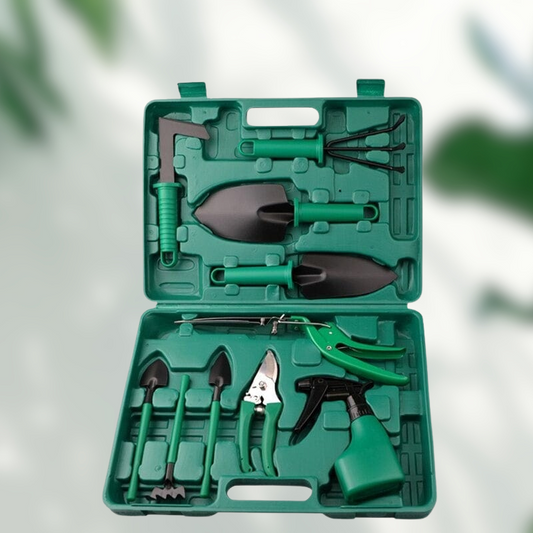 Kit Jardinería GardenPro 10 Piezas con Estuche