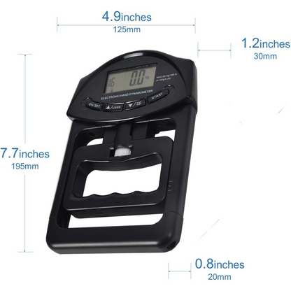 Dinamómetro Digital Gripmaster - Preciso y Portátil - 90kg