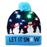 Czapka Świąteczna LED GlowDeer – Ciepła, Świąteczna i Jasna