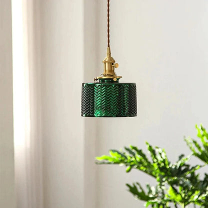 GlassGleam - Lámparas creativas de vidrio vintage-Ceiling lamps-VyFlair